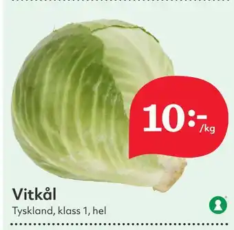 Hemköp Vitkål erbjuda