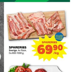 Stora Coop Spareribs erbjuda