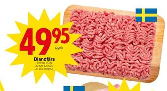 Matöppet Blandfärs erbjuda