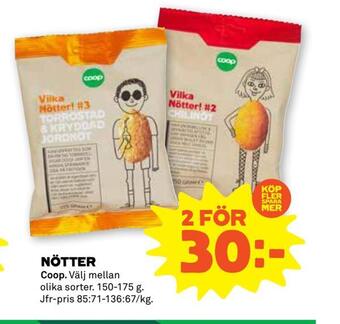 Stora Coop Nötter erbjuda