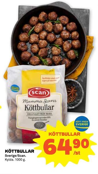 Stora Coop Köttbullar erbjuda