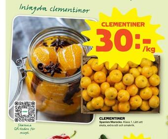 Stora Coop Clementiner erbjuda