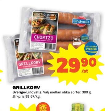 Stora Coop Grillkorv erbjuda
