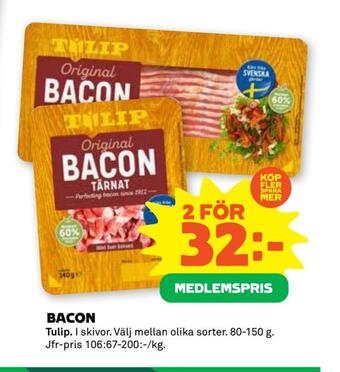 Stora Coop Bacon erbjuda