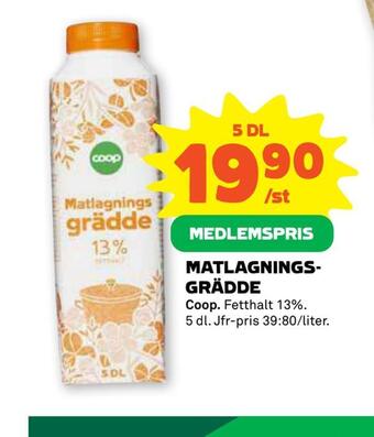 Stora Coop Matlagningsgrädde erbjuda