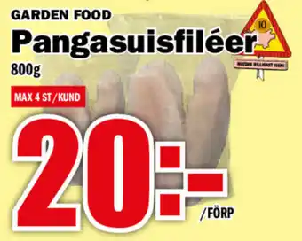 Matdax Garden Food Pangasuisfiléer 800g erbjuda