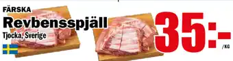 Tjocka Färska Revbensspjäll