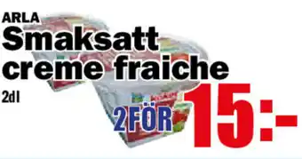 Matdax Arla Smaksatt crème fraiche 2dl erbjuda