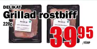 Delikat Grillad rostbiff 220g