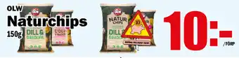 Matdax Olw Naturchips 150g erbjuda