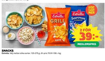 Coop Snacks erbjuda
