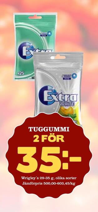 Matdax Tuggummi erbjuda