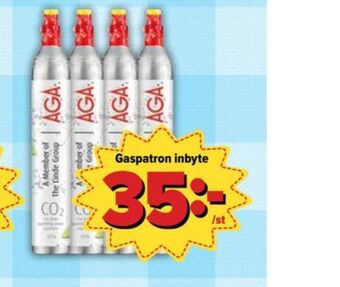 Östenssons Aga kolsyrepatron erbjuda