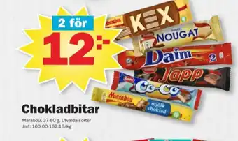 Pekås Mjölkchoklad chokladbar erbjuda