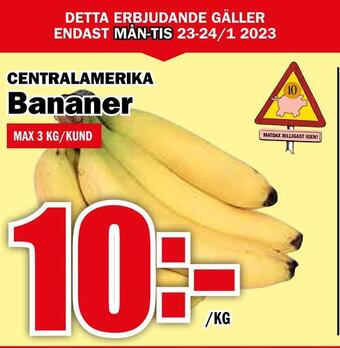 Matdax Bananer erbjuda