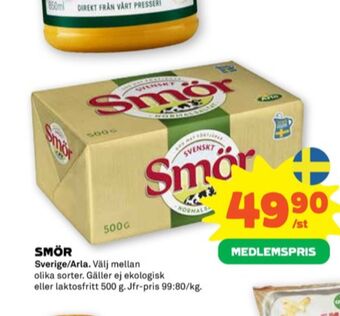 Stora Coop Svenskt smör erbjuda