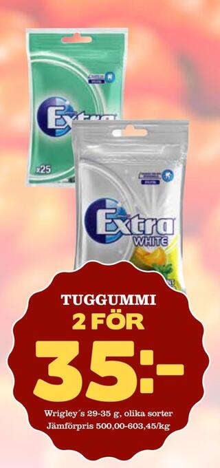 Nya Pulsen Tuggummi erbjuda