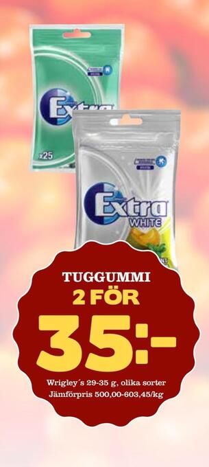 Nelins Tuggummi erbjuda