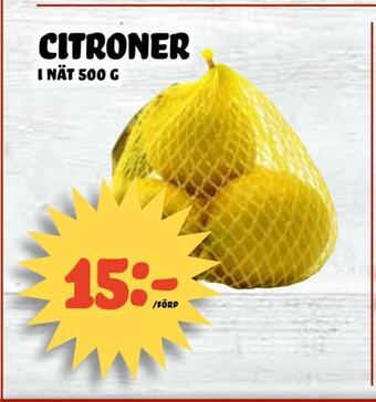 Nelins Citroner erbjuda