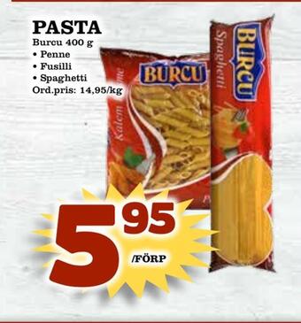Supergrossen Pasta erbjuda