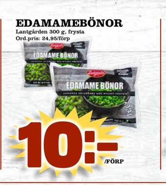 Supergrossen Edamamebönor erbjuda