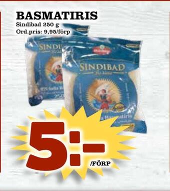 Supergrossen Basmatiris erbjuda