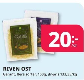 Garant riven ost