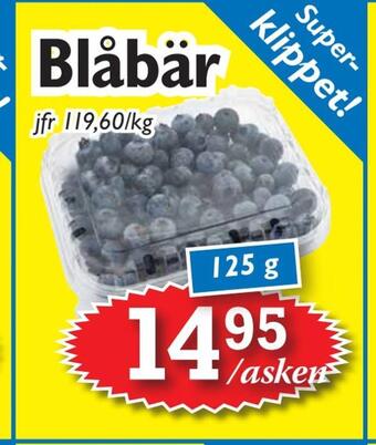 T-jarlen Blåbär erbjuda