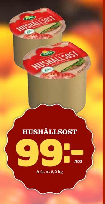 Supergrossen Hushållsost erbjuda