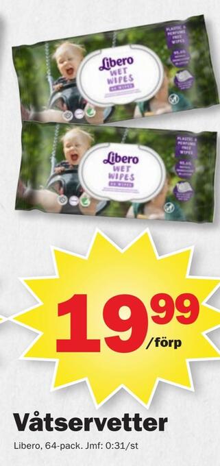 Pekås Våtservetter erbjuda