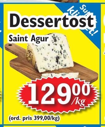 T-jarlen Dessertost erbjuda