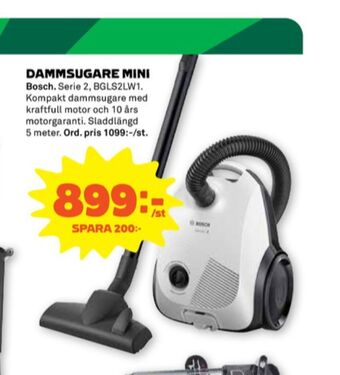 Stora Coop Bosch dammsugare erbjuda