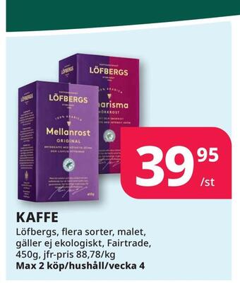 Tempo Kaffe erbjuda