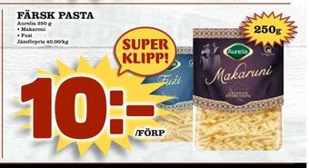 Nya Pulsen Färsk pasta erbjuda