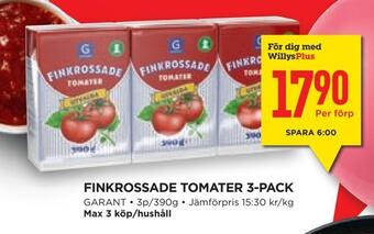 Finkrossade tomater 3-pack