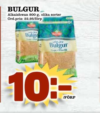 Supergrossen Bulgur erbjuda