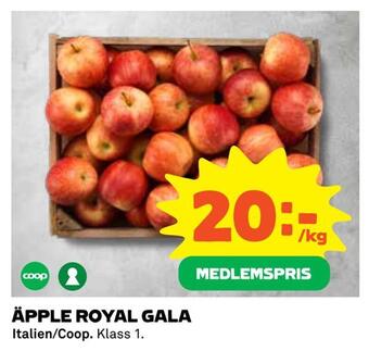 Coop Äpple royal gala erbjuda