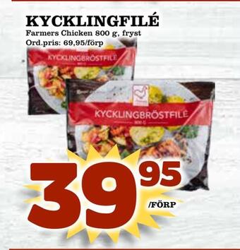 Supergrossen Kycklingfilé erbjuda