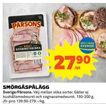 Coop Smörgåspålägg erbjuda