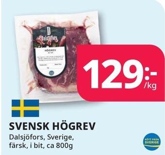 Tempo Svensk högrev erbjuda