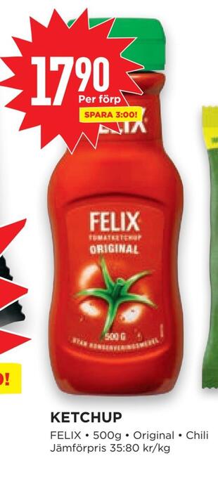 Willys Ketchup erbjuda