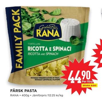 Willys Färsk pasta erbjuda