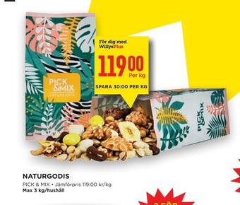 Willys Naturgodis erbjuda