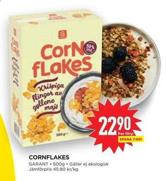 Willys Hemma Cornflakes erbjuda