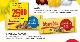 Willys Chokladkakor erbjuda