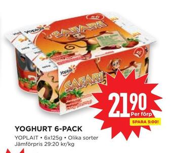 Willys Yoghurt 6-pack erbjuda