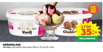Coop Gräddglass erbjuda