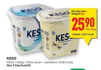 Willys Hemma Keso erbjuda