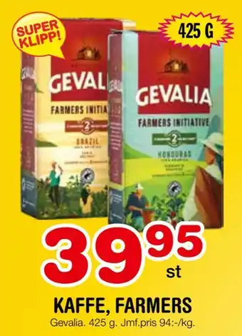 Nya Pulsen Kaffe, farmers erbjuda