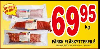 Nya Pulsen Färsk fläskytterfilé erbjuda